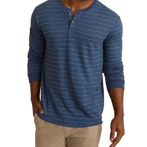 Marine Layer Striped Long Sleeve Henley